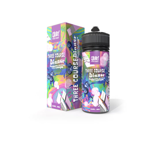 Buy Candy Factory - Three-Course Dinner 100ml - Wick And Wire Co Melbourne Vape Shop, Victoria Australia