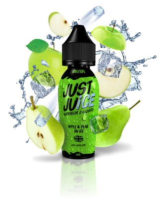 Buy Apple and Pear on Ice by Just Juice - Wick and Wire Co Melbourne Vape Shop, Victoria Australia